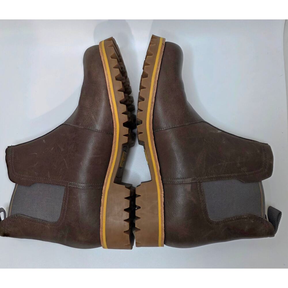 Chaco Fields Women's Chelsea Brown Lug-sole Ankle Boots Size 7 - Picture 6 of 8